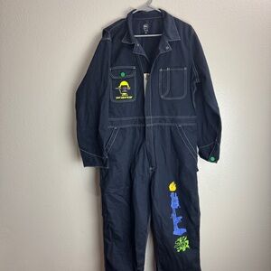 Brain Dead Vintage Printed Jumpsuit Size Medium